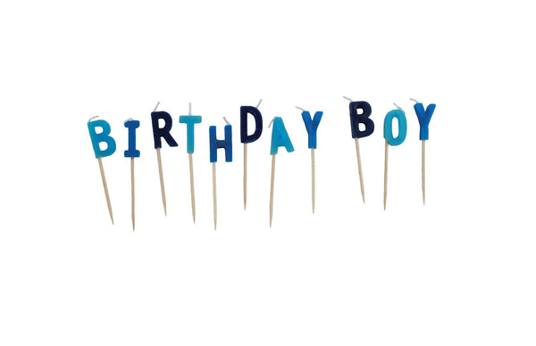 Birthday Boy Candle Set