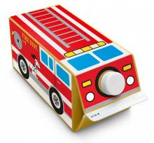 Fire truck Recycling Craft Stickers