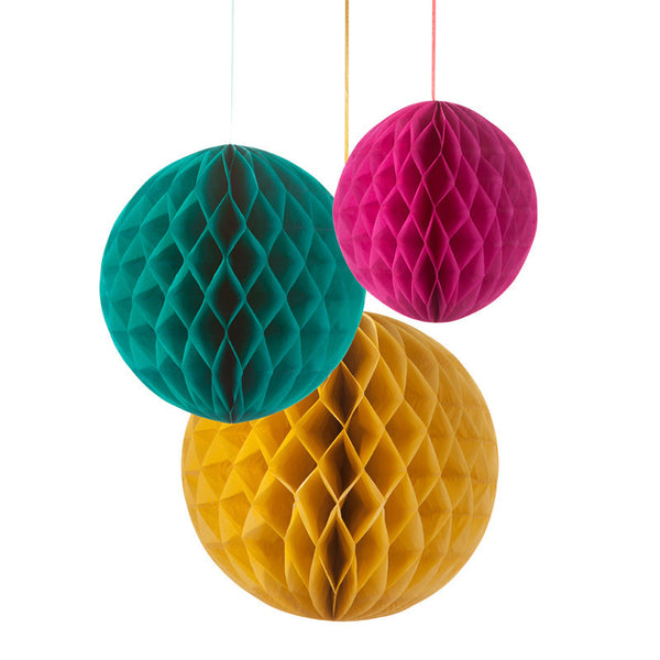 Floral Fiesta Honeycomb Decorations