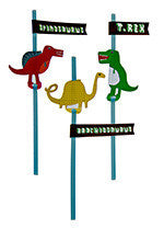 Dinosaur Party Straws